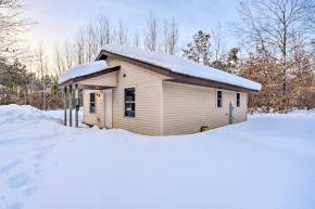 Wooded Danbury Cabin with Grill and Fire Pit!